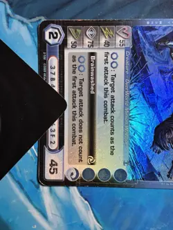 Blugon Winter Warrior Forged Unity Super Rare Chaotic TCG Card MP. - Image 3