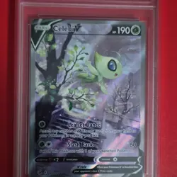 Pokemon Celebi V Full Art Ultra Rare Holo 245/264 Fusion Strike Card - Image 1