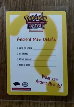 2000 PM Game Promo Ancient Mew 2000 Movie PSA 10 + Ungraded Card Included - Image 4