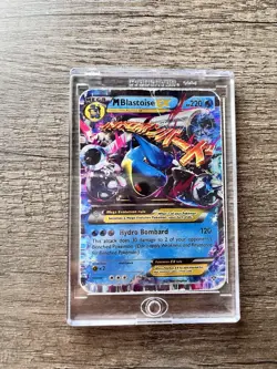 Pokemon TCG Mega M Blastoise EX XY Holo Rare Card #30/146 HP - Image 1