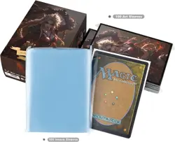 100 MTG Card Sleeves with 100 Inner Sleeves, Textured Back Art Sleeves, Fit Stan - Image 5