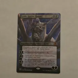 Wizards of the Coast MTG Lolth, Spider Queen Borderless Mythic Planeswalker Bla… - Image 1