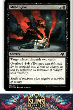 Magic the Gathering MTG Modern Horizons Mind Rake #96 Buy 2 Get 1 - Image 1