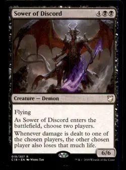 Sower of Discord LP Light Play Commander 2018 MTG [12218] - Image 1