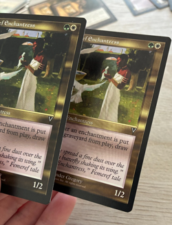 Femeref Enchantress X2 Visions MTG Near Mint—Vintage Magic The Gathering - Image 3
