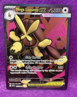 ✨Mega Lopunny ex 115/094 Phantasmal Flames Full Art Holo Pokemon TCG✨ - Image 1