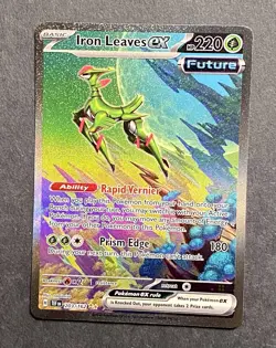 Pokemon Temporal Forces Iron Leaves Ex Special Illustration Rare 203/162 - Image 2