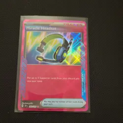 Miracle Headset 183/191 Pokemon TCG Scarlet & Violet Surging Sparks Ace Spec - Image 1