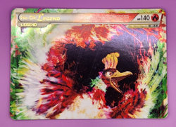 Pokemon TCG Ho-Oh Legend Top 111/123 HeartGold SoulSilver Holo Card - Image 1