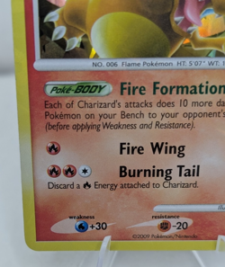 Charizard 1/99 Platinum Arceus Cracked Ice Holo Rare Pokemon Card MP - Image 5