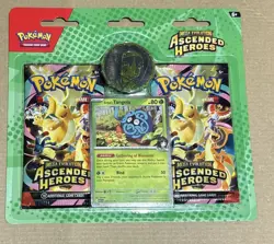 Pokemon Mega Evolution Ascend Heroes 2 Pack Blister - Erikas Tangela - Sealed - Image 1