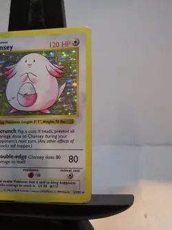 Chansey 3/102 Base Set SHADOWLESS 1999 Holo Rare WOTC Pokemon Card TCG - Image 3