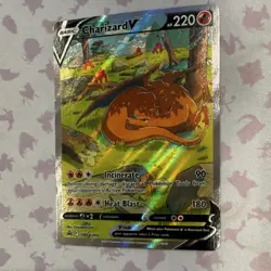 pokemon charizard v promo holo swsh: sword & shield swsh260 220hp - Image 1