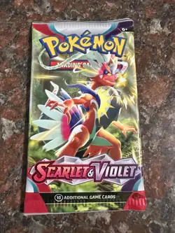 Lot Of 4 Pokemon TCG Scarlet and Violet Base Set Booster Packs New and Sealed - Image 4