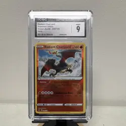 Radiant Charizard 020/159 Crown Zenith Radiant Rare Holo CGC 9 Pokemon TCG - Image 1