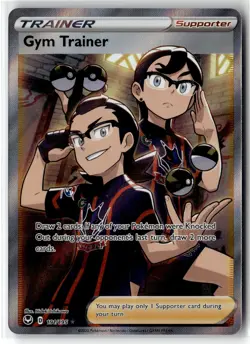 Gym Trainer ⭐ 191/195 Holo Rare Ultra Silver Tempest 2022 Pokemon NM - Image 1