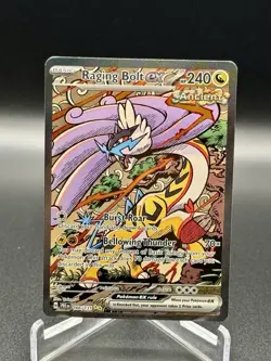Pokemon TCG Raging Bolt ex Special Illustration Rare 166/131 Near Mint Free Ship - Image 1