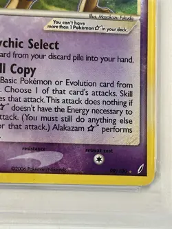 Alakazam Gold Star PSA 3 Pokemon Ex Crystal Guardians #99 Rare 🔥 - Image 4