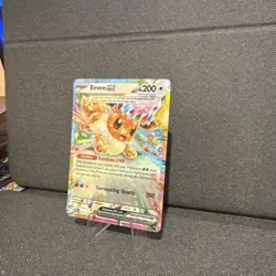 Pokemon TCG Pokemon Eevee Ex 075/131 Prismatic Evolutions Double Rare Holo - Image 2