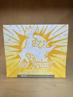 Pokemon TCG Brilliant Stars Pokemon Center Elite Trainer Box Sealed - Image 1