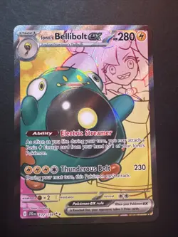 Pokemon Journey Together IONO'S BELLIBOLT EX #172/159! Pack Fresh Mint! - Image 1