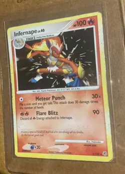 Pokemon Infernape LV.40 Card 5/130 Holo 2006 Diamond And Pearl - Image 2