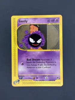 Pokemon Vintage Gastly 109/165 Expedition Non-Holo LP - Image 1