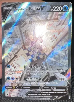 2022 Pokemon Lost Origin Palkia V Full Alternate Alt Art #167/189 - Image 4
