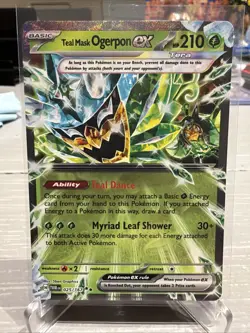 Teal Mask Ogerpon ex 025/167 - Twilight Masquerade - Pokemon TCG - Double Rare - Image 1