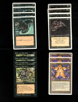 OLD SCHOOL FORMAT MONO BLACK DECK-60 card deck-Magic the Gathering-MTG-RTP - Image 2