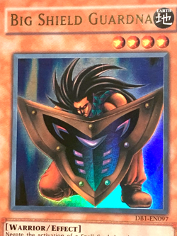 yugioh Big Shield Guardna DB1-EN097 Unlimited Edition Ultra Rare near mint - Image 2