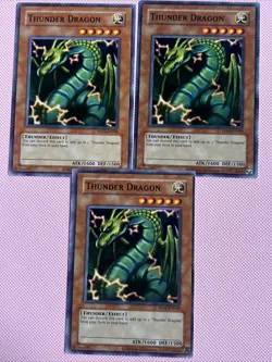 Yugioh Thunder Dragon RP01-EN040 Common x3 (NM) 2020 reprint - Image 1