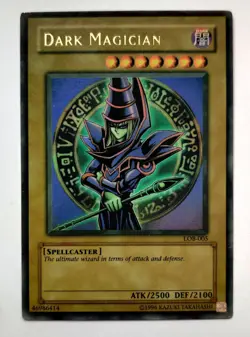 Dark Magician LOB-005 Ultra Rare Unlimited Blue Eyes Yu-Gi-Oh! MP - Image 1