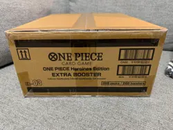 One Piece TCG Heroines Edition Extra Booster EB-03 Sealed Case Nami Boa Robin - Image 1