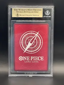 Monkey D. Luffy OP13-001 Carrying on His Will 2025 Leader Alt Art BGS 9.5 - Image 2