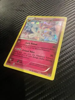 Pokemon Card TCG Sylveon 72/111 XY Furious Fists Cracked Ice Holo Rare 2014 LP - Image 3