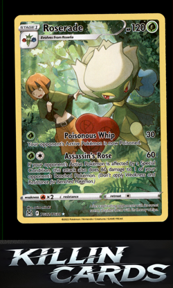 Roserade TG02/TG30 Pokemon Ultra Rare SWSH11: Lost Origin Trainer Gallery Card N - Image 1