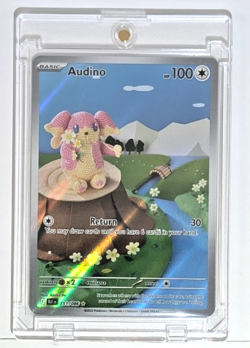Audino Illustration Rare Black Bolt Pokemon TCG Card #151/086 Mint/Nm -Fast ship - Image 3