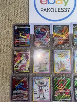 Pokemon Hyper Rare Full Art Card Lot TCG Cards Mega Evolution Scarlet & Violet - Image 3