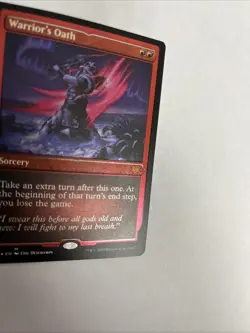 Warriors Oath Foil Etched Card #456 MTG LP - Image 2