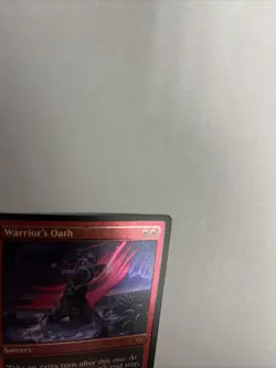 Warriors Oath Foil Etched Card #456 MTG LP - Image 3