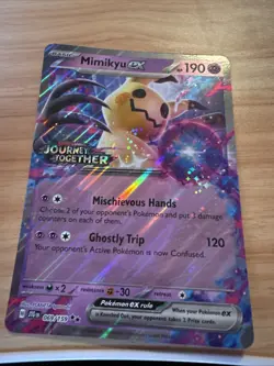 Mimikyu ex (Journey Together Stamped) 069/159 Jumbo Cards Holo - Image 1