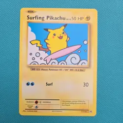 Pokemon Pikachu Surfing Evolutions Card 111/108 – Secret Rare NM - Image 1