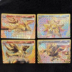 Pokemon Talonflame, Starmie, Delphox & Zoroark BREAK Holo Card Lot 4 English - Image 1