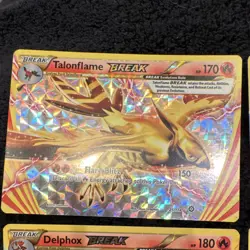 Pokemon Talonflame, Starmie, Delphox & Zoroark BREAK Holo Card Lot 4 English - Image 4