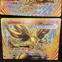 Pokemon Talonflame, Starmie, Delphox & Zoroark BREAK Holo Card Lot 4 English - Image 5