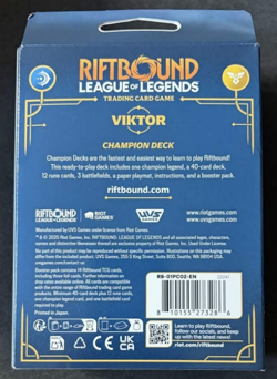 Riftbound League of Legends Trading Card Game: Viktor Champion Deck - Image 2