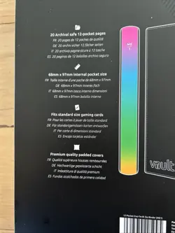 Vault x 12 Pocket Exo-Tec Zip Card Binder ME1 First Edition - Image 4