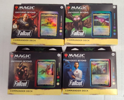 MTG Fallout Commander Deck Set of 4 (1 of Each) Magic The Gathering Sealed - Image 1