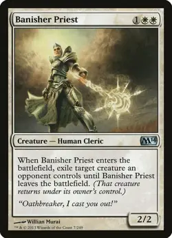 ✨ MTG Banisher Priest 4x NM/LP - Core Sets (M14) SPARROW MAGIC 2014 - Image 1
